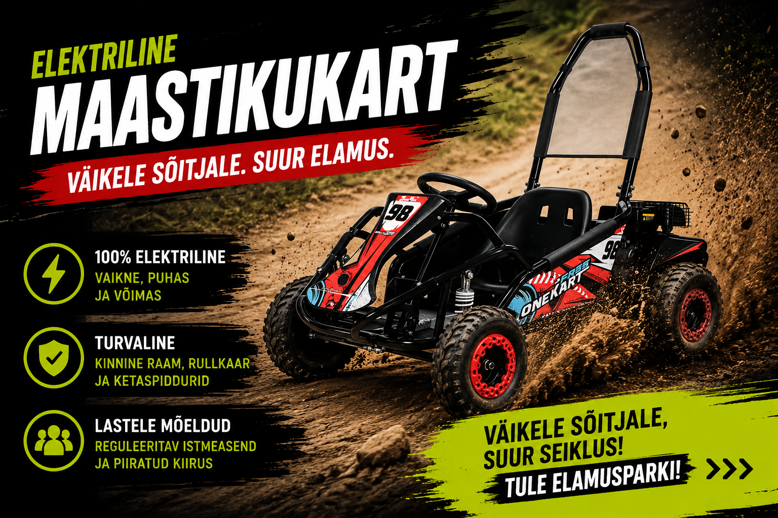 Laste maastikukart rajal